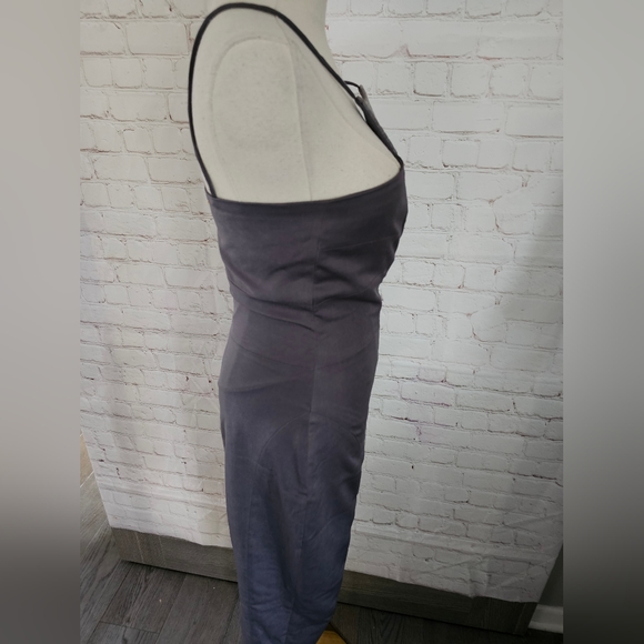 Celeb Boutique Vintage Leather Dress with Snake Contrast | Gray | Small | EUC - Picture 7 of 13